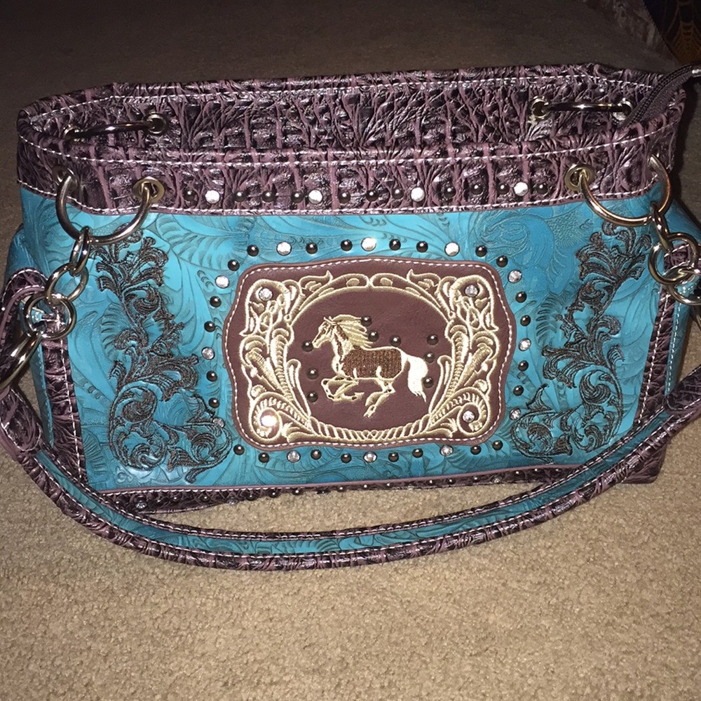Turquoise purse